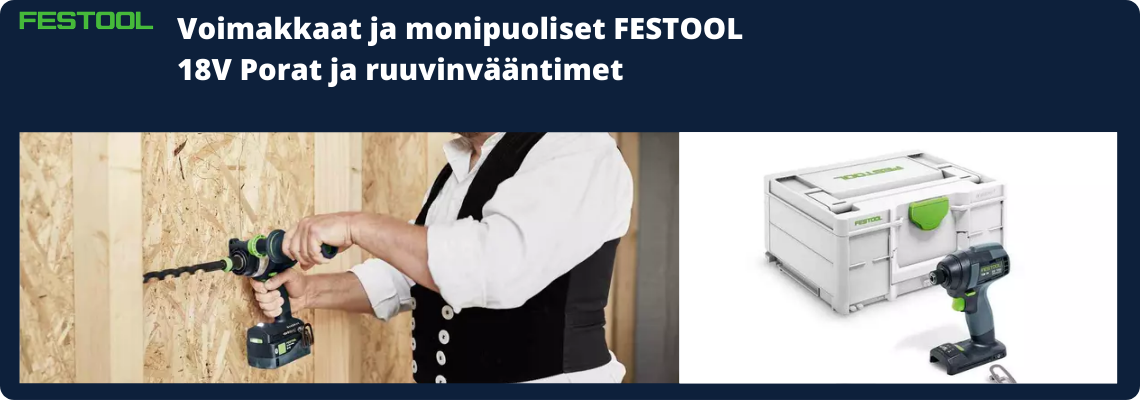 Festool 18V koneet